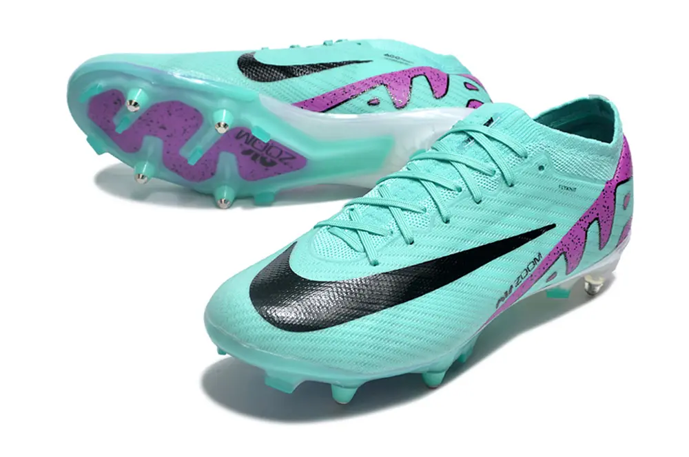 Nike Air Zoom Mercurial Vapor 15 Elite SG - Aqua/Vibrant Purple/Pure Black