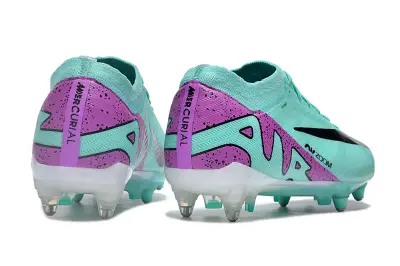 Nike Air Zoom Mercurial Vapor 15 Elite SG - Aqua/Vibrant Purple/Pure Black
