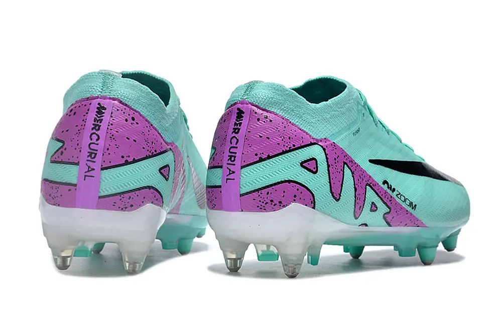 Nike Air Zoom Mercurial Vapor 15 Elite SG - Aqua/Vibrant Purple/Pure Black