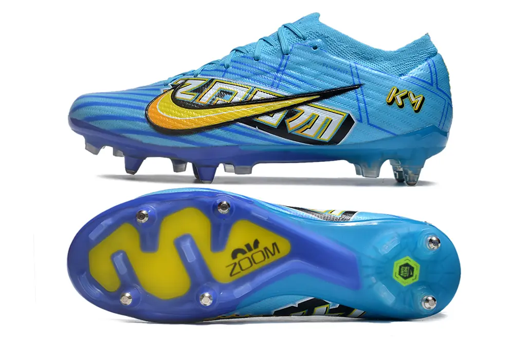Nike Air Zoom Mercurial Vapor 15 Elite SG - Blue/Electric Blue/Luminous Yellow
