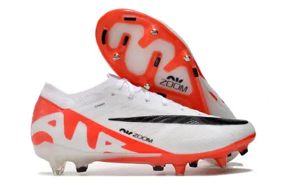 Nike Air Zoom Mercurial Vapor 15 Elite SG - White/Electric Orange/Sleek Black