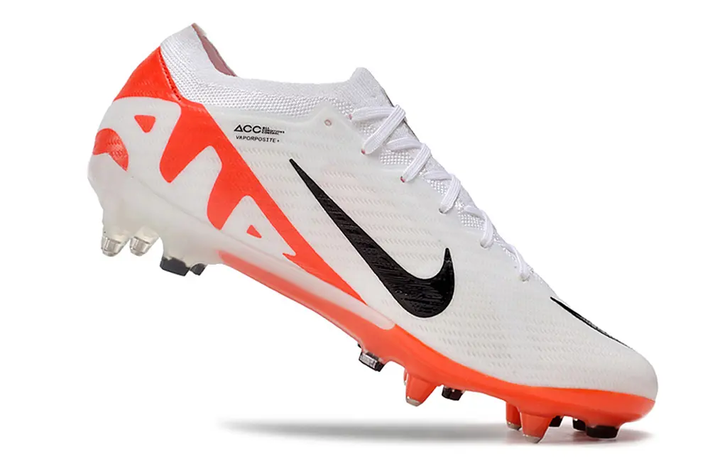 Nike Air Zoom Mercurial Vapor 15 Elite SG - White/Electric Orange/Sleek Black