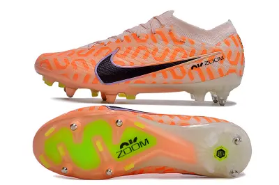 Nike Air Zoom Mercurial Vapor 15 Elite SG - Orange/Neon Yellow/Navy Blue