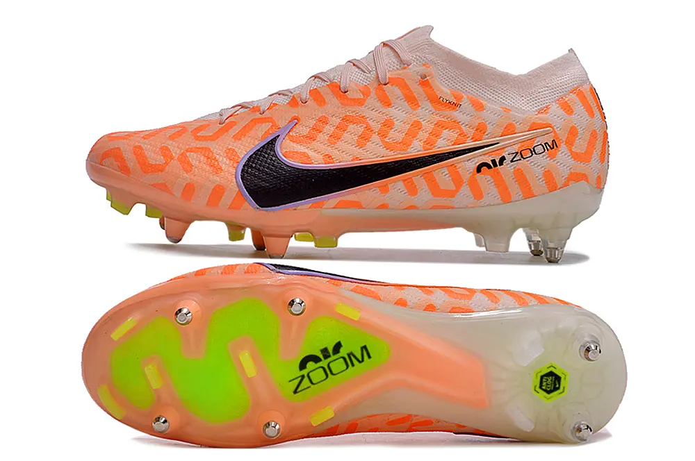 Nike Air Zoom Mercurial Vapor 15 Elite SG - Orange/Neon Yellow/Navy Blue