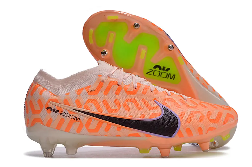 Nike Air Zoom Mercurial Vapor 15 Elite SG - Orange/Neon Yellow/Navy Blue