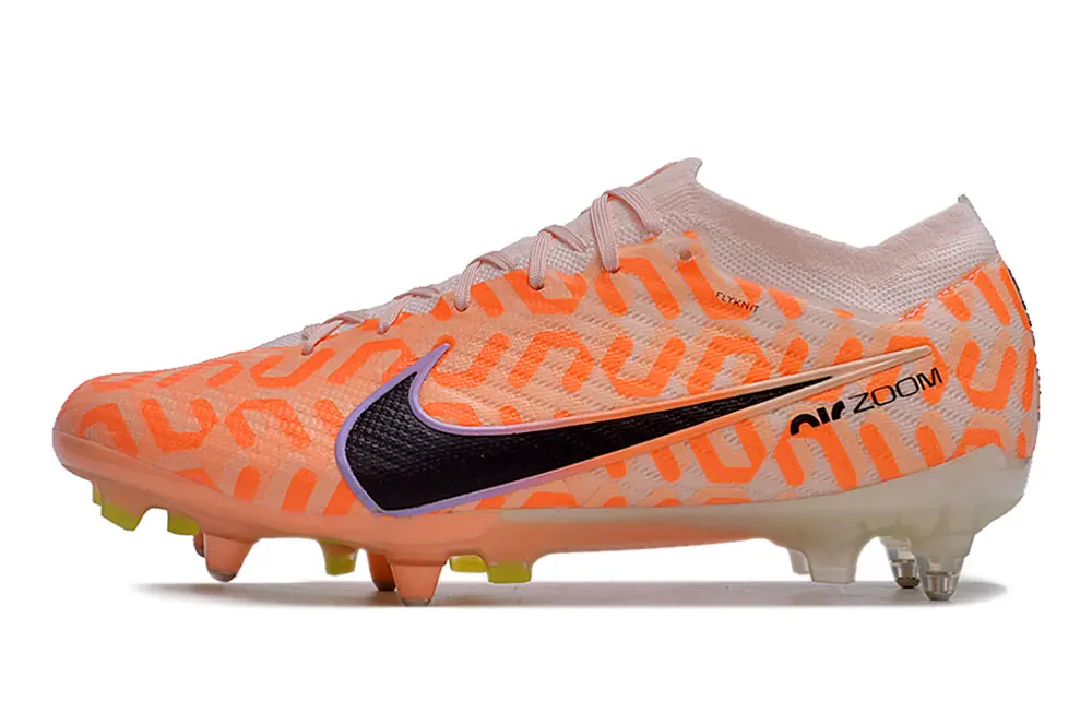 Nike Air Zoom Mercurial Vapor 15 Elite SG - Orange/Neon Yellow/Navy Blue