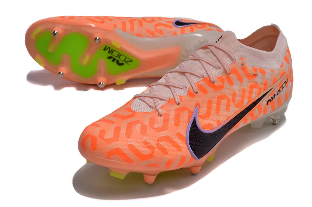 Nike Air Zoom Mercurial Vapor 15 Elite SG - Orange/Neon Yellow/Navy Blue