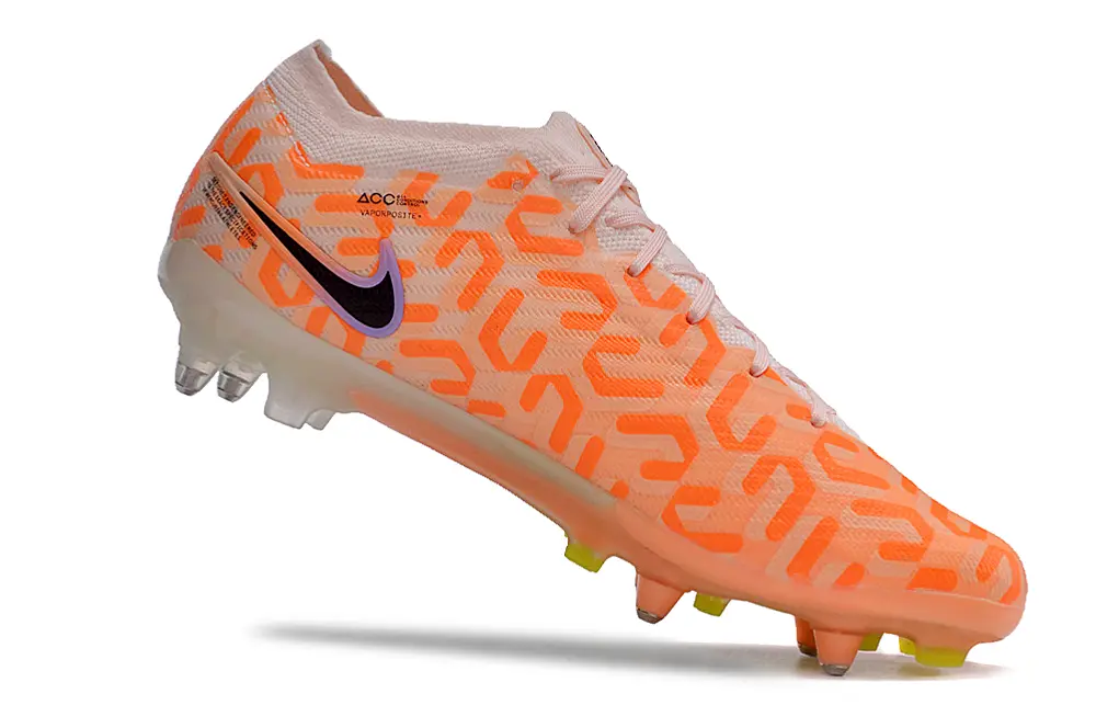 Nike Air Zoom Mercurial Vapor 15 Elite SG - Orange/Neon Yellow/Navy Blue