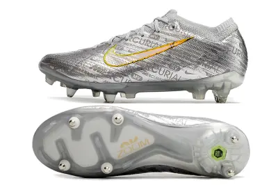 Nike Air Zoom Mercurial Vapor 15 Elite SG - Silver/Metallic Grey/Solar Yellow