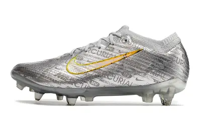 Nike Air Zoom Mercurial Vapor 15 Elite SG - Silver/Metallic Grey/Solar Yellow