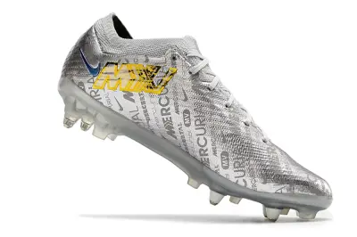 Nike Air Zoom Mercurial Vapor 15 Elite SG - Silver/Metallic Grey/Solar Yellow