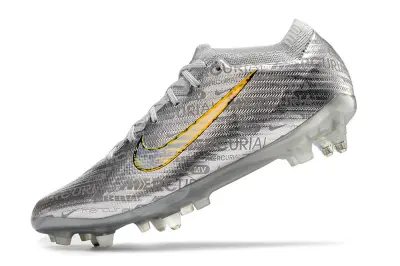Nike Air Zoom Mercurial Vapor 15 Elite SG - Silver/Metallic Grey/Solar Yellow