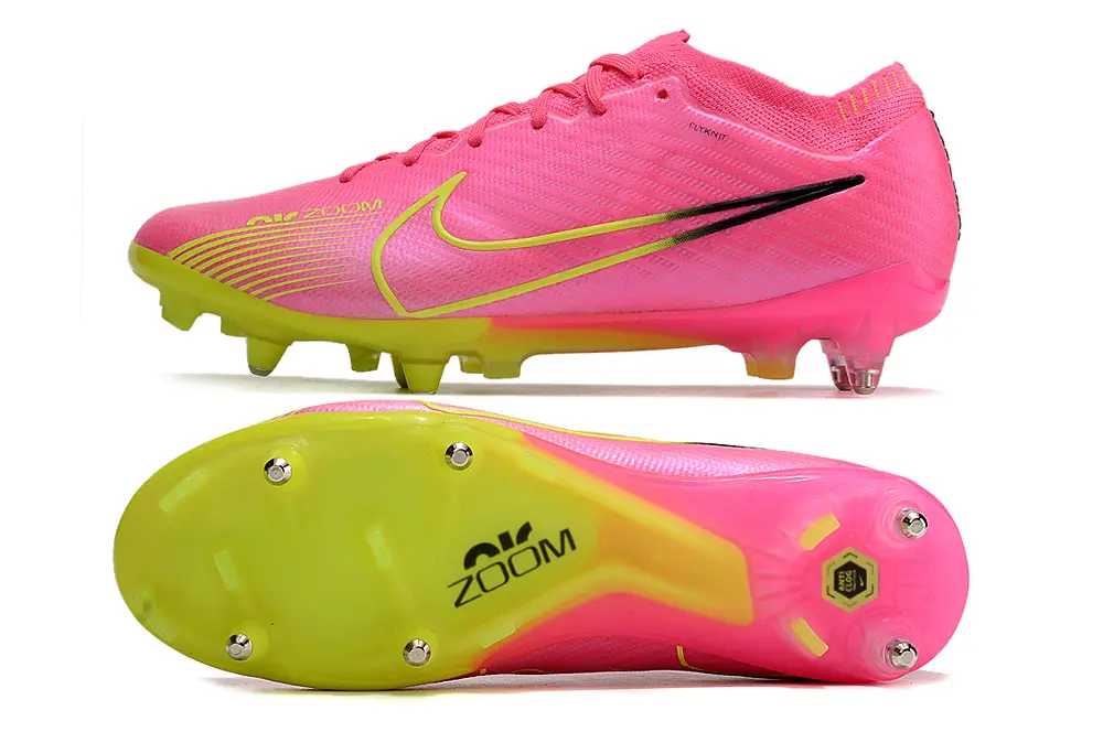 Nike Air Zoom Mercurial Vapor 15 Elite SG - Pink/Lime Green/Black