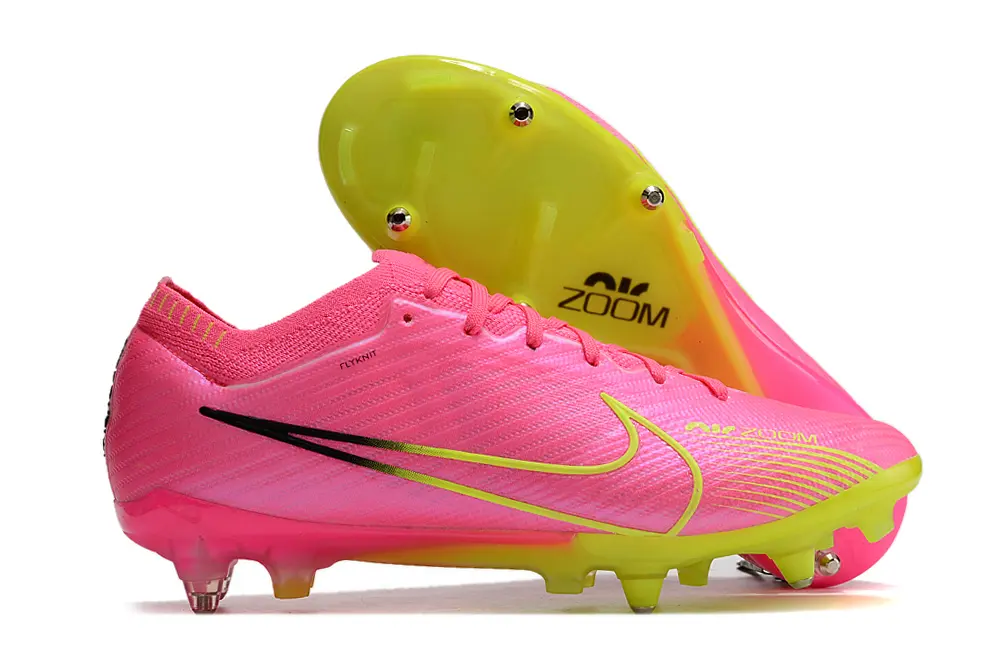 Nike Air Zoom Mercurial Vapor 15 Elite SG - Pink/Lime Green/Black