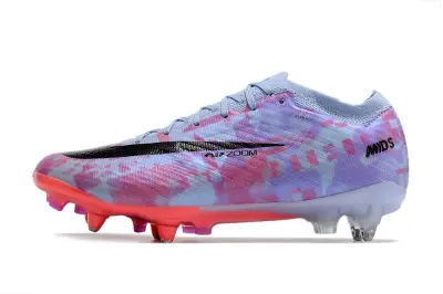 Nike Air Zoom Mercurial Vapor 15 Elite SG - Blue/Pastel Purple/Coral Pink