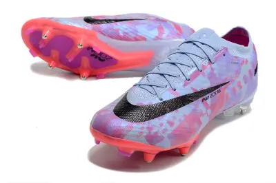 Nike Air Zoom Mercurial Vapor 15 Elite SG - Blue/Pastel Purple/Coral Pink