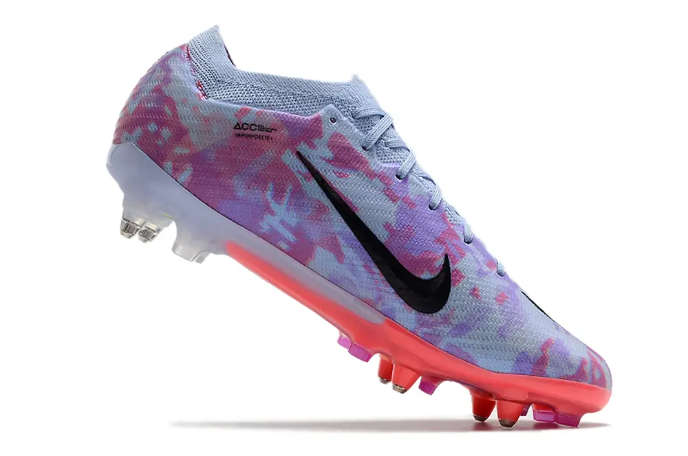 Nike Air Zoom Mercurial Vapor 15 Elite SG - Blue/Pastel Purple/Coral Pink