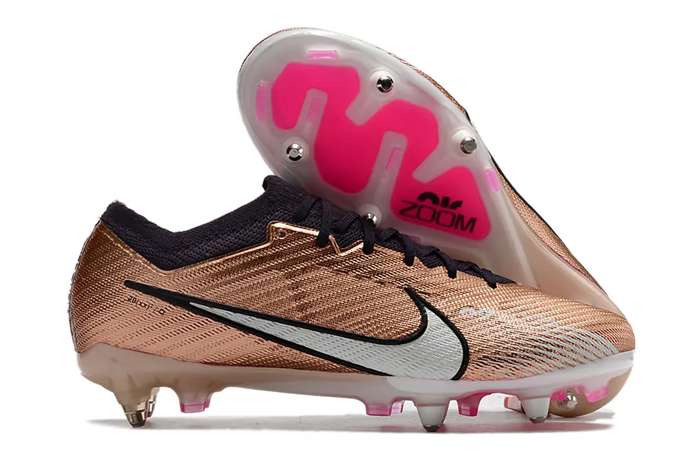Nike Air Zoom Mercurial Vapor 15 Elite SG - Bronze/Rose Gold/Pink