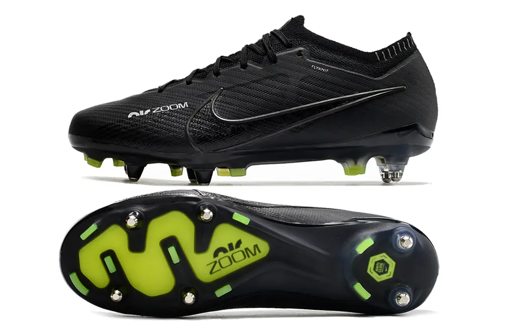 Nike Air Zoom Mercurial Vapor 15 Elite SG - Black/Electric Green/Shadow Black