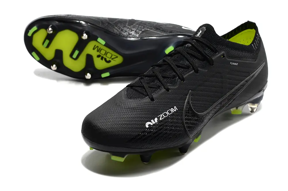 Nike Air Zoom Mercurial Vapor 15 Elite SG - Black/Electric Green/Shadow Black