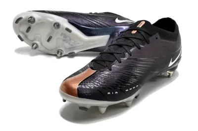 Nike Air Zoom Mercurial Vapor 15 Elite SG - Black/Deep Purple/Metallic Bronze