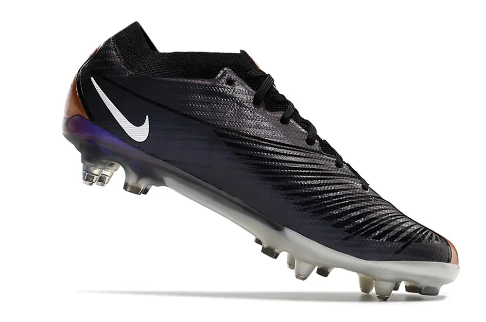 Nike Air Zoom Mercurial Vapor 15 Elite SG - Black/Deep Purple/Metallic Bronze