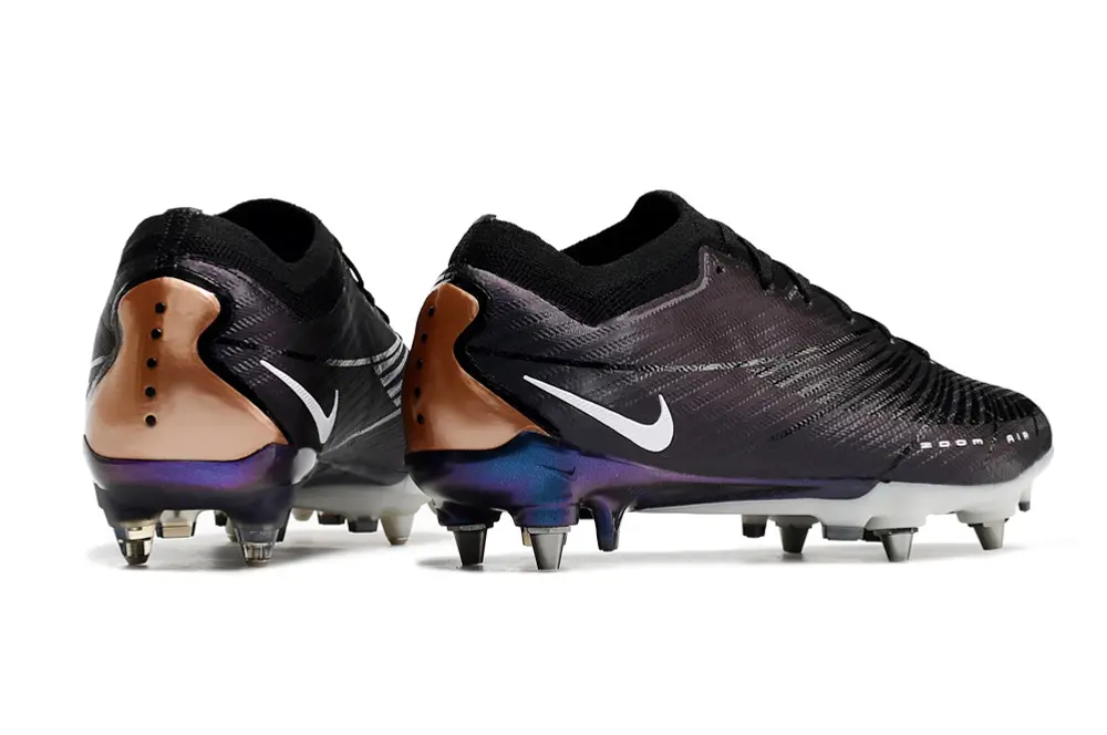 Nike Air Zoom Mercurial Vapor 15 Elite SG - Black/Deep Purple/Metallic Bronze