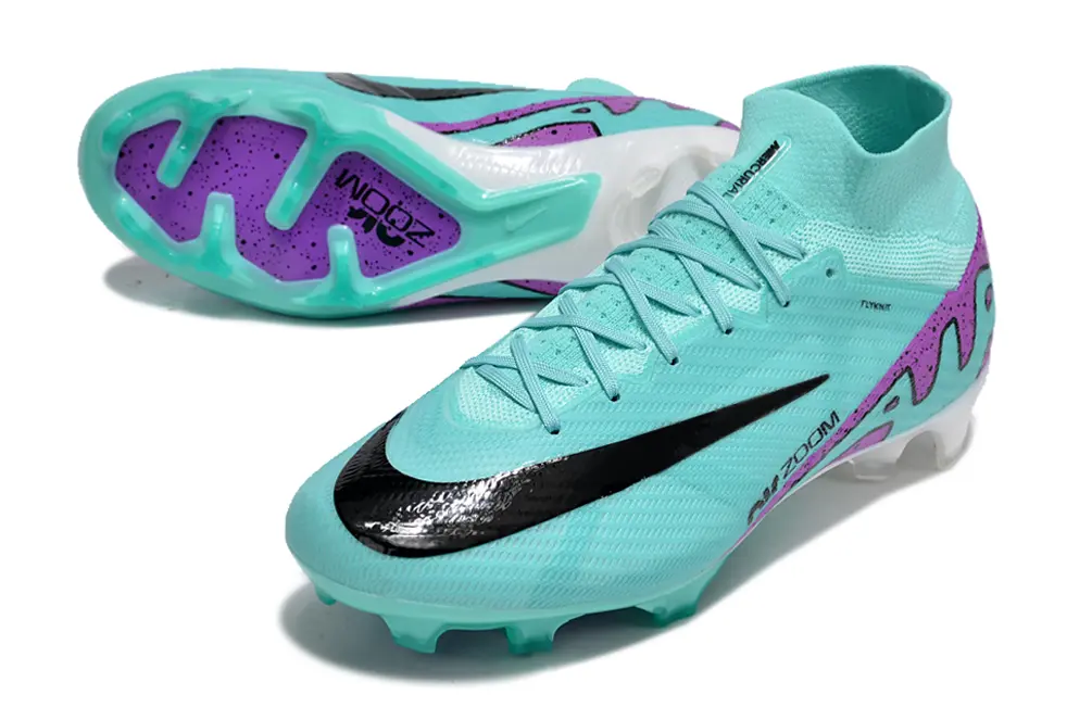Nike Air Zoom Mercurial Superfly 9 Elite FG - Aqua/Vibrant Purple/Black