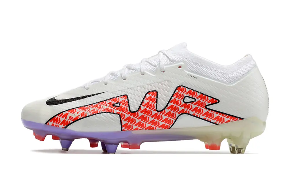 Nike Air Zoom Mercurial Vapor 15 Elite SG - White/Hot Coral/Cool Lavender