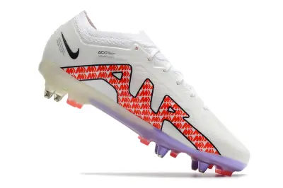 Nike Air Zoom Mercurial Vapor 15 Elite SG - White/Hot Coral/Cool Lavender