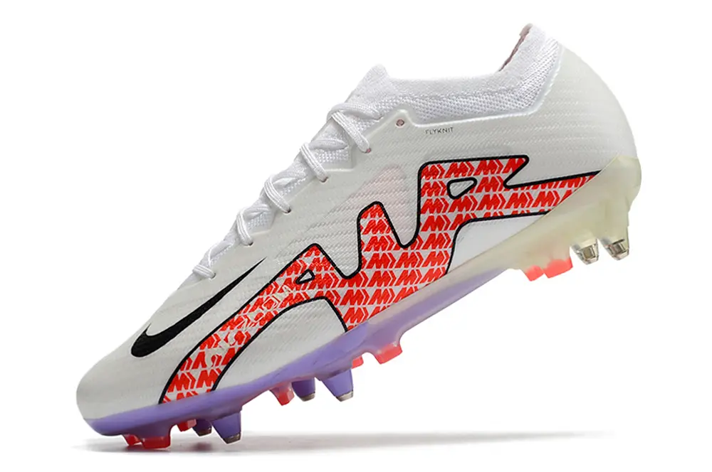 Nike Air Zoom Mercurial Vapor 15 Elite SG - White/Hot Coral/Cool Lavender