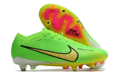 Nike Air Zoom Mercurial Vapor 15 Elite SG - Green/Vibrant Lime/Neon Pink