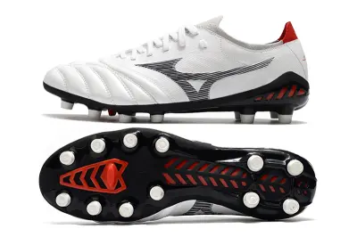 Mizuno Morelia Neo 3 Beta FG - White/Crimson Red/Jet Black