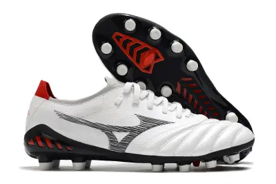 Mizuno Morelia Neo 3 Beta FG - White/Crimson Red/Jet Black
