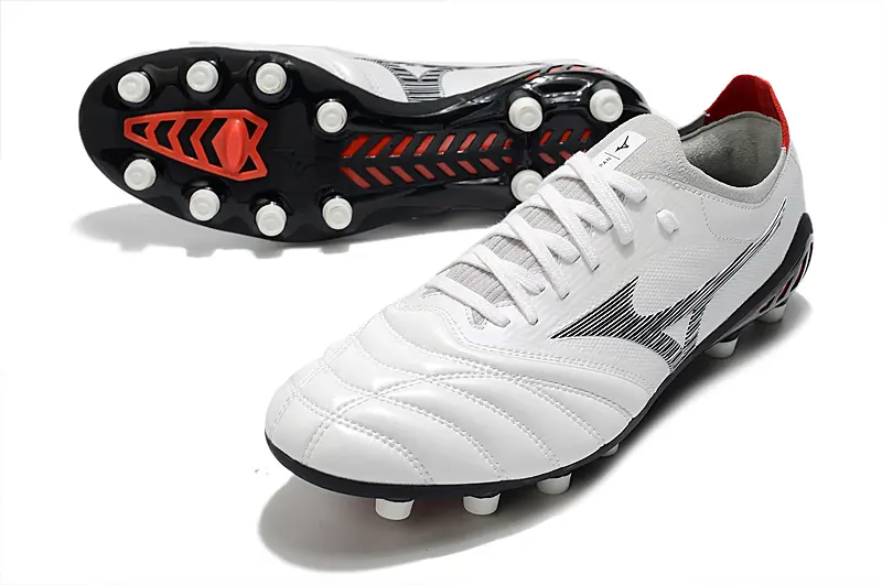 Mizuno Morelia Neo 3 Beta FG - White/Crimson Red/Jet Black