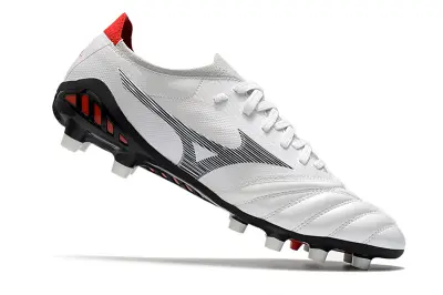 Mizuno Morelia Neo 3 Beta FG - White/Crimson Red/Jet Black