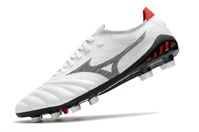 Mizuno Morelia Neo 3 Beta FG - White/Crimson Red/Jet Black