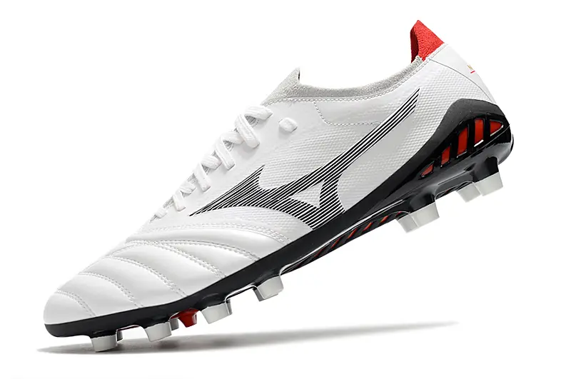 Mizuno Morelia Neo 3 Beta FG - White/Crimson Red/Jet Black