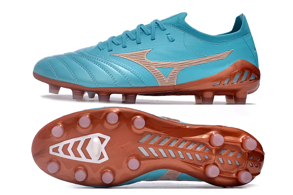 Mizuno Morelia Neo 3 Beta FG - Aqua/Copper/Light Blue