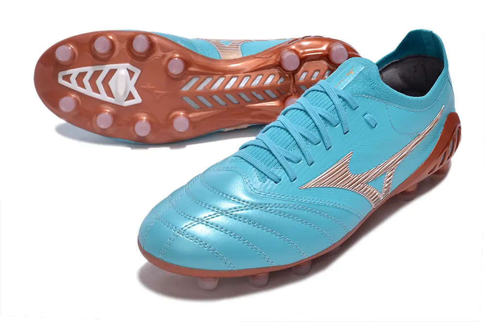 Mizuno Morelia Neo 3 Beta FG - Aqua/Copper/Light Blue