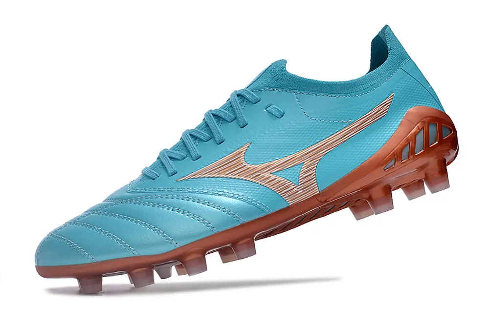 Mizuno Morelia Neo 3 Beta FG - Aqua/Copper/Light Blue
