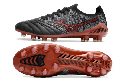 Mizuno Morelia Neo 3 Beta FG - Black/Crimson Red/Slate Gray