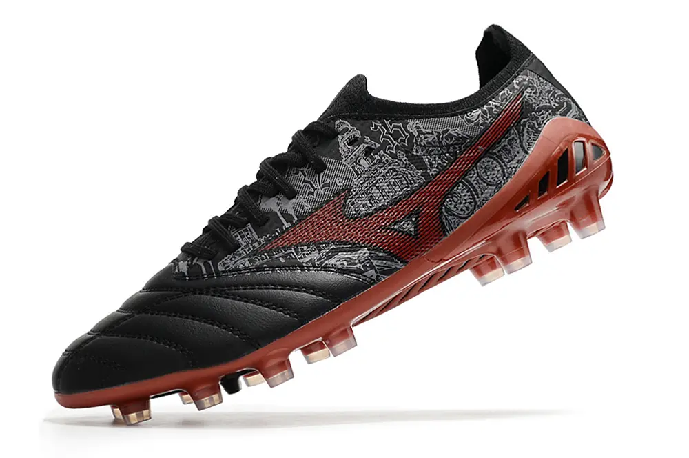 Mizuno Morelia Neo 3 Beta FG - Black/Crimson Red/Slate Gray