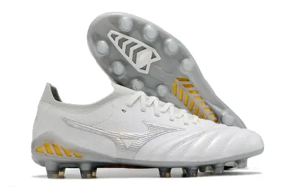 Mizuno Morelia Neo 3 Beta FG - White/Silver Mint/Golden Glow