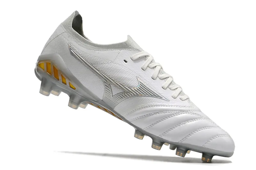 Mizuno Morelia Neo 3 Beta FG - White/Silver Mint/Golden Glow