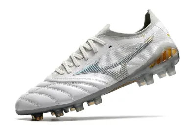 Mizuno Morelia Neo 3 Beta FG - White/Silver Mint/Golden Glow