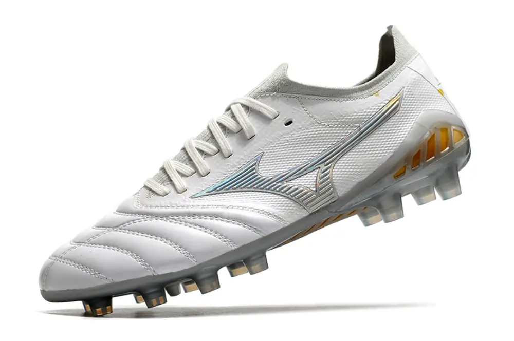 Mizuno Morelia Neo 3 Beta FG - White/Silver Mint/Golden Glow