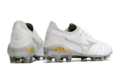 Mizuno Morelia Neo 3 Beta FG - White/Silver Mint/Golden Glow
