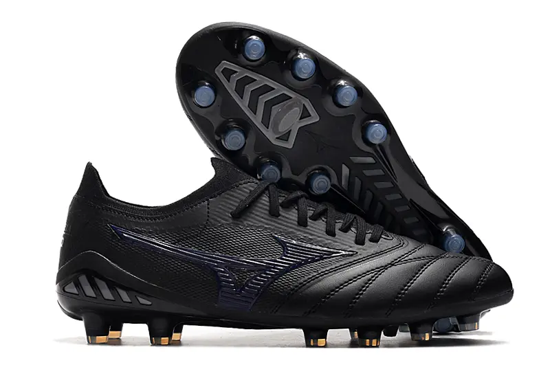 Mizuno Morelia Neo 3 Beta FG - Black/Midnight Black/Graphite Grey