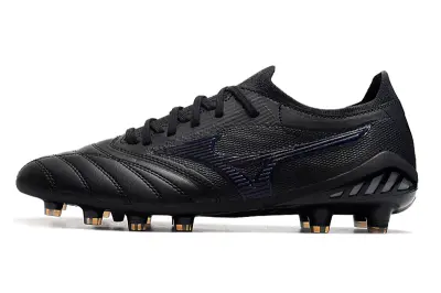 Mizuno Morelia Neo 3 Beta FG - Black/Midnight Black/Graphite Grey